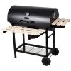 DUŻY GRILL WĘGLOWY NA KÓŁKACH Z PÓŁKAMI KLAUSBERG KB-9033